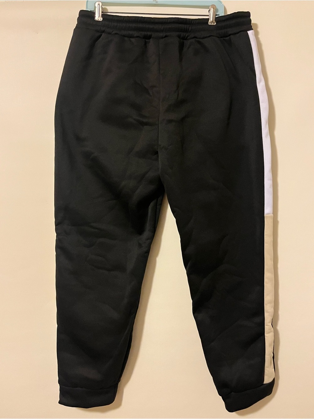 NASA Black Joggers with White & Tan Side Panels Size 2X NWOT - Picture 5 of 7